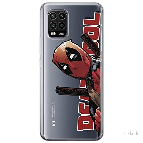 ERT GROUP mobiltelefonfodral för Xiaomi MI 10 LITE originalt och officiellt licensierat Marvel mönster Deadpool 002 optimalt anpassad till formen på mobiltelefonen, gedeeltelijk transparant 5903537163918