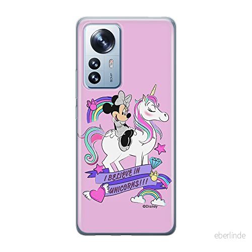 ERT GROUP mobiltelefonfodral för Xiaomi 12 / 12X originalt och officiellt licensierat Disney mönster Minnie 035 optimalt anpassad till formen på mobiltelefonen, fodral tillverkad av TPU plast 5905511480028