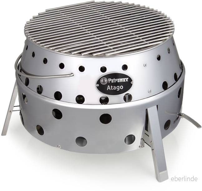 Petromax Atago, Grill, Kittel, Galler, Rostfritt stål, Rund, stål 4250435701218