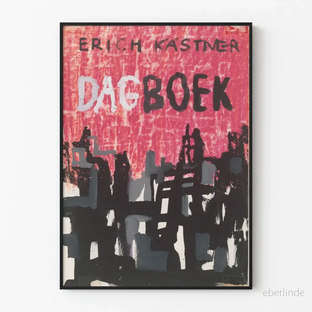 Dekorativt affisch Erich Kastner Dagbok 1945