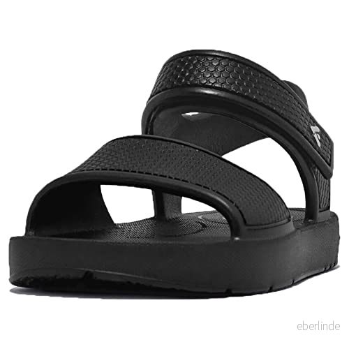 Fitflop barn iqushion ergonomisk rygg rem sandal, svart, 29 EU 195305767236