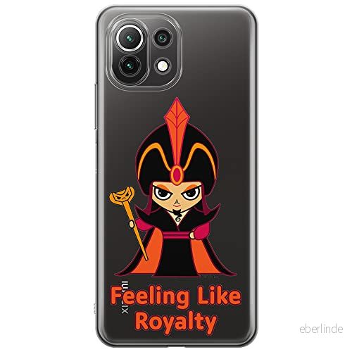 ERT GROUP mobiltelefonfodral för Xiaomi 11 LITE 4G/5G originalt och officiellt licensierat Disney mönster Jafar 001, gedeeltelijk transparant 5905131409294