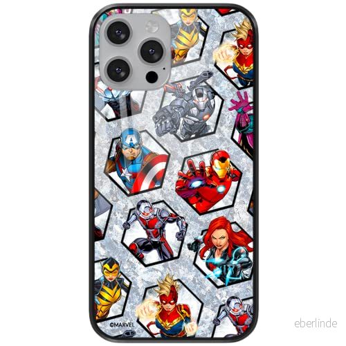 ERT GROUP mobiltelefonfodral för Samsung S21 PLUS originalt och officiellt licensierat Marvel mönster Avengers 023 tillverkad av härdat glas, optimalt anpassat till mobilens form, skyddsfodral 5903932796438