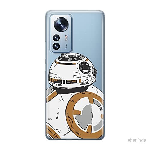 ERT GROUP mobiltelefonfodral för Xiaomi 12 / 12X originalt och officiellt licensierat Star Wars mönster BB 8 009 optimalt anpassad till formen på mobiltelefonen, gedeeltelijk transparant 5905511484804