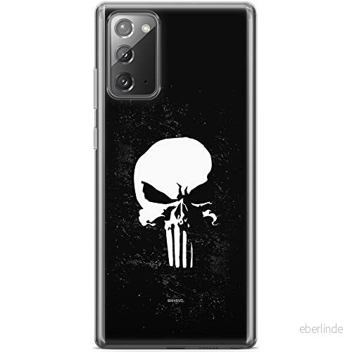ERT GROUP mobiltelefonfodral för Samsung GALAXY NOTE 20 originalt och officiellt licensierat Marvel mönster Punisher 002 optimalt anpassad till formen på mobiltelefonen, fodral tillverkad av TPU plast 5903040451311