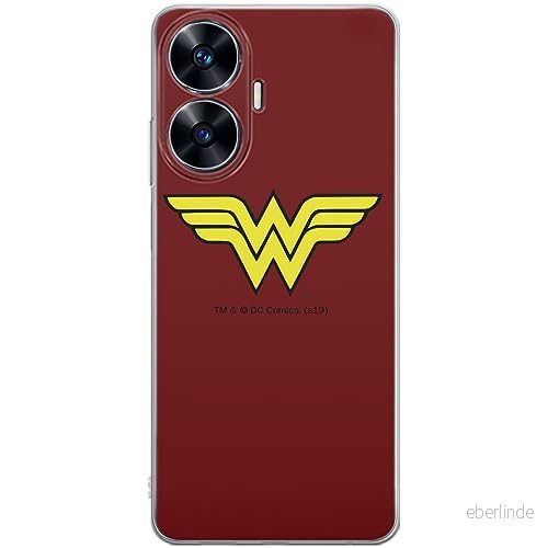 ERT GROUP mobiltelefonfodral för Realme C55 originalt och officiellt licensierat DC mönster Wonder Woman 005 optimalt anpassad till formen på mobiltelefonen, fodral tillverkad av TPU plast 5905511861322