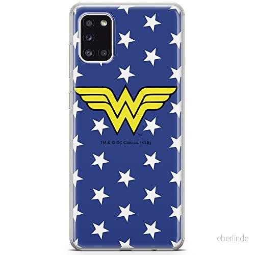 ERT GROUP mobiltelefonfodral för Samsung A31 originalt och officiellt licensierat DC mönster Wonder Woman 006 optimalt anpassad till formen på mobiltelefonen, fodral tillverkad av TPU plast 5903040215845
