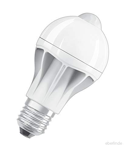 Osram LED GLS rörelsesensor 9 W mycket varm vit E27 opal 4058075815711