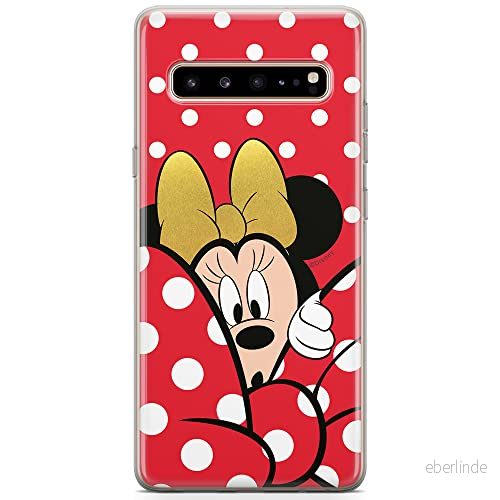 ERT GROUP Mobiltelefonskal för Samsung S10 5G original och officiellt licensierat Disney mönster Mimmi Musse 015 anpassad till mobiltelefonens form, TPU fodral 5904805499647