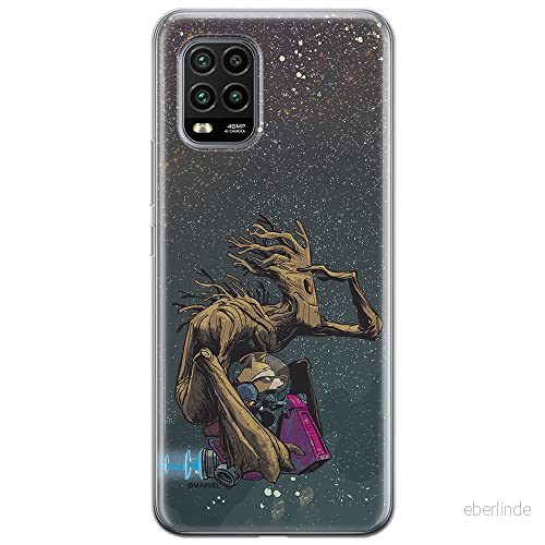 ERT GROUP mobiltelefonfodral för Xiaomi MI 10 LITE originalt och officiellt licensierat Marvel mönster Guardians of the Galaxy 004, fodral tillverkad av TPU plast 5903537145839
