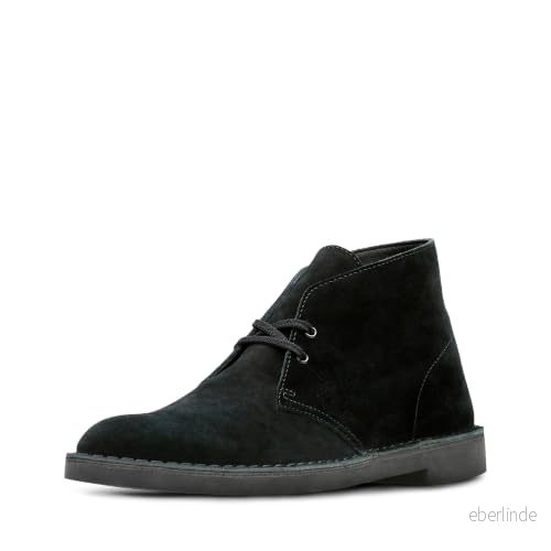 Clarks Bushacre 2 Chukka Boot för män, Svart Sde, 41 EU 884569659844