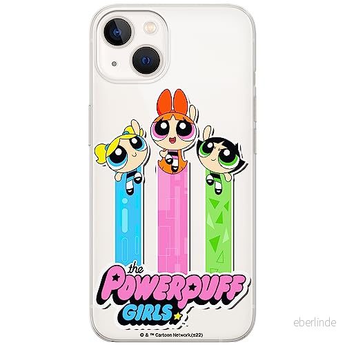 ERT GROUP mobiltelefonfodral för Iphone 13 MINI originalt och officiellt licensierat The Powerpuff Girls mönster 030, gedeeltelijk transparant 5905511974824