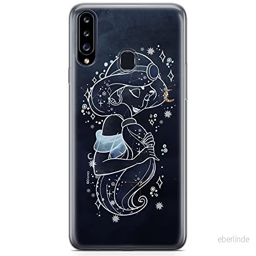ERT GROUP mobiltelefonfodral för Samsung A20S originalt och officiellt licensierat Disney mönster Jasmine 008 optimalt anpassad till formen på mobiltelefonen, fodral tillverkad av TPU plast 5904805441516