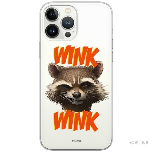 ERT GROUP mobiltelefonfodral för Huawei P30 originalt och officiellt licensierat Marvel mönster Rocket 003 Vit optimalt anpassad till formen på mobiltelefonen, gedeeltelijk transparant 5902980113204