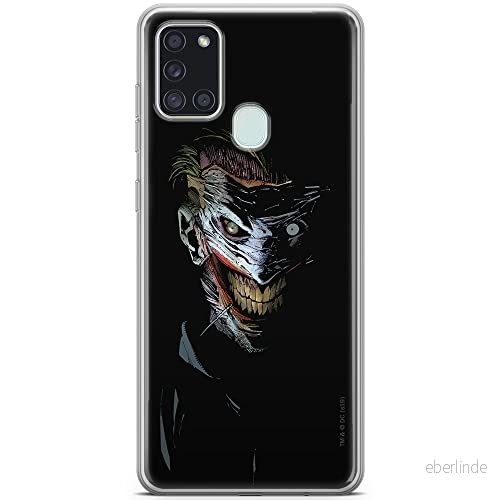 ERT GROUP mobiltelefonfodral för Samsung A21s originalt och officiellt licensierat DC mönster Joker 011 optimalt anpassad till formen på mobiltelefonen, fodral tillverkad av TPU plast 5903040264409