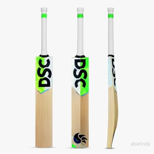 DSC Split 6000 (med korsvävband) English Willow Senior Cricket Bats Färg: Beige Storlek: Män Material: Engelsk pil klass 4 lämplig för främre fotlek traditionellt helblad 8904223454225
