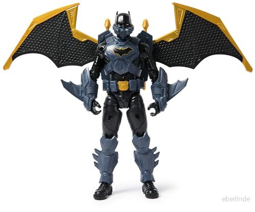 DC Batman figur 30 cm + Adventures tillbehör ledad återupplev Batmans äventyr eller skapa dina egna strider mot fienden leksak för barn 4 år och uppåt 681147026223