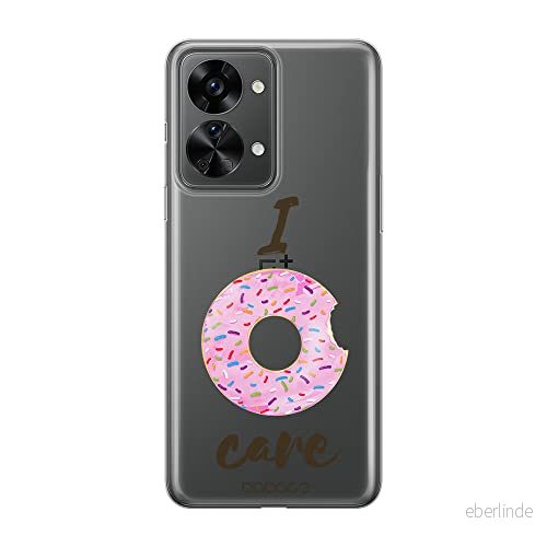 ERT GROUP mobiltelefonfodral för Oneplus NORD 2T 5G originalt och officiellt licensierat Babaco mönster Donut 001 optimalt anpassad till formen på mobiltelefonen, gedeeltelijk transparant 5905511271244