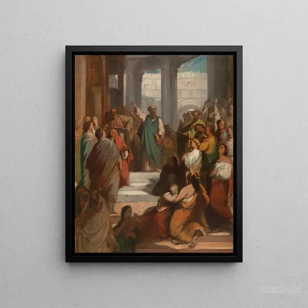 Målning Saint Paul à Éphèse – Jean – François Béranger | Konsttryck Målning Saint Paul à Éphèse – Jean – François Béranger | Konsttryck