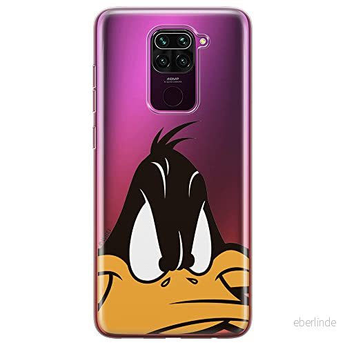 ERT GROUP mobiltelefonfodral för Xiaomi REDMI NOTE 9 originalt och officiellt licensierat Looney Tunes mönster Duffy 001 optimalt anpassad till formen på mobiltelefonen, gedeeltelijk transparant 5903040332016