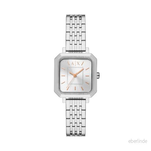 Armani Exchange Leila Klocka silvercoloured, Storlek: One Size, Silver coloured 4064092294392