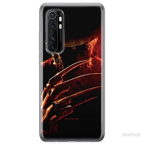 ERT GROUP mobiltelefonfodral för Xiaomi MI NOTE 10 Lite originalt och officiellt licensierat Horror mönster Nightmare of Elm Street 005, fodral tillverkad av TPU plast 5905511080860