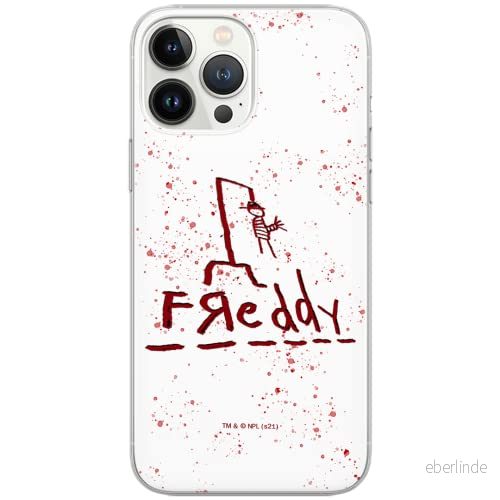 ERT GROUP mobiltelefonfodral för Iphone 13 PRO originalt och officiellt licensierat Horror mönster Nightmare of Elm Street 009 anpassad till formen på mobiltelefonen, fodral tillverkad av TPU plast 5905511091613