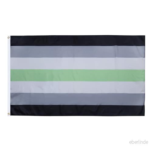 AZ FLAG LGBT Pride agenre flagga 90 x 60 cm Genderqueer 100% polyester med integrerade metallöljetter 50 g 3700733892756