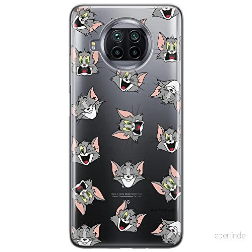 ERT GROUP mobiltelefonfodral för Xiaomi MI 10T LITE/REDMI NOTE 9 PRO 5G originalt och officiellt licensierat Tom and Jerry mönster 007, gedeeltelijk transparant 5904805258794