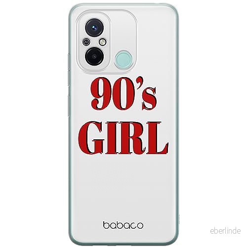 ERT GROUP mobiltelefonfodral för Xiaomi REDMI 12C/ 11A originalt och officiellt licensierat Babaco mönster 90's Girl 001 anpassad till formen på mobiltelefonen, fodral tillverkad av TPU plast 5905511843892