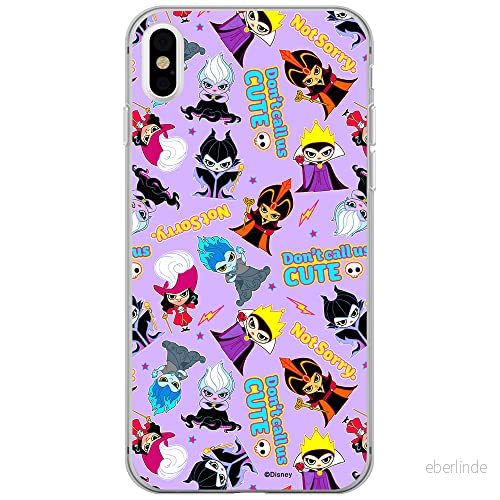 ERT GROUP mobiltelefonfodral för Iphone X/XS originalt och officiellt licensierat Disney mönster Villains 008 optimalt anpassad till formen på mobiltelefonen, fodral tillverkad av TPU plast 5905131387981