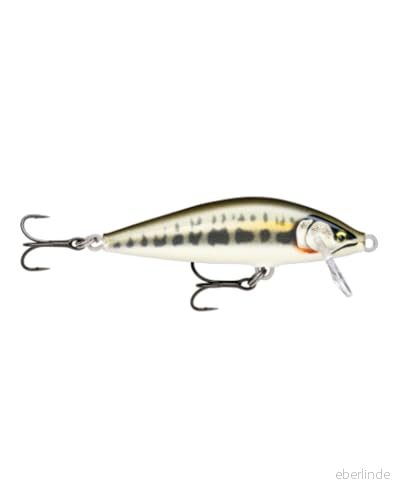 Rapala Countdown Elite fiskedrag fiskeutrustning med Balsa konstruktion droppande sötvattensdrag simdjup 0,9 m storlek 5,5 cm/5g tillverkad i Estland Gilded Minnow 22677324197