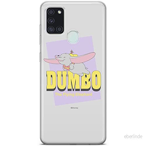 ERT GROUP mobiltelefonfodral för Samsung A21s originalt och officiellt licensierat Disney mönster Dumbo 005 optimalt anpassad till formen på mobiltelefonen, fodral tillverkad av TPU plast 5903040255704