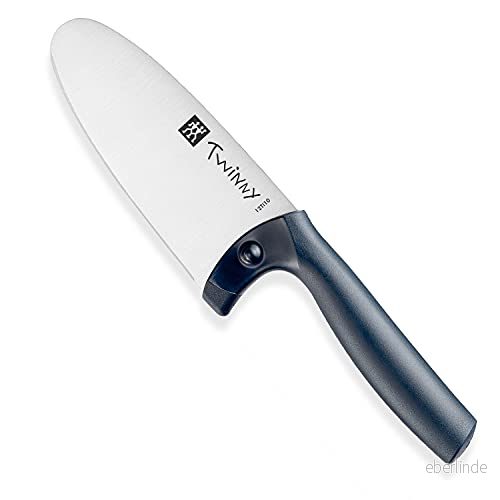 ZWILLING Twinny Kinderkochmesser, 10 cm, Edelstahl, Abgerundete Klingenform, Kindgerechtes Design, Kunststoffgriff, Blau 4009839546860 ZWILLING Twinny Kinderkochmesser, 10 cm, Edelstahl, Abgerundete Klingenform, Kindgerechtes Design, Kunststoffgriff, Blau 4009839546860