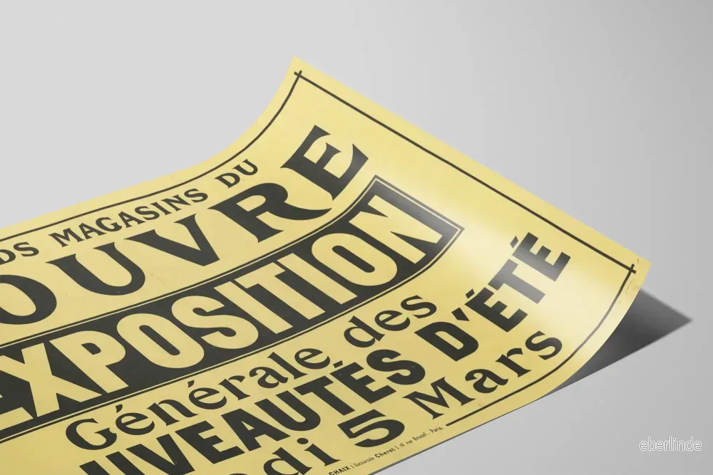 Vintageposter för Louvres stora varuhus - Sommarens nyhetsexposition - Bild 2