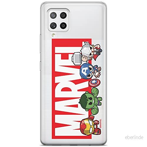 ERT GROUP mobiltelefonfodral för Samsung A42 5G originalt och officiellt licensierat Marvel mönster 010 optimalt anpassad till formen på mobiltelefonen, gedeeltelijk transparant 5904805182884