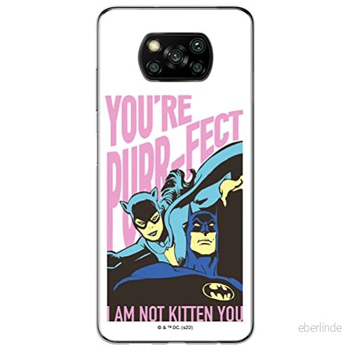 ERT GROUP mobiltelefonfodral för Xiaomi POCOPHONE X3 originalt och officiellt licensierat DC mönster Batman 067 optimalt anpassad till formen på mobiltelefonen, fodral tillverkad av TPU plast 5905131520586
