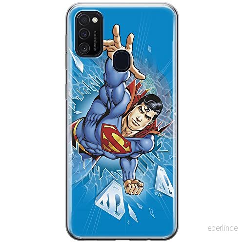 ERT GROUP mobiltelefonfodral för Samsung M21 originalt och officiellt licensierat DC mönster Superman 005 optimalt anpassad till formen på mobiltelefonen, fodral tillverkad av TPU plast 5903537846408