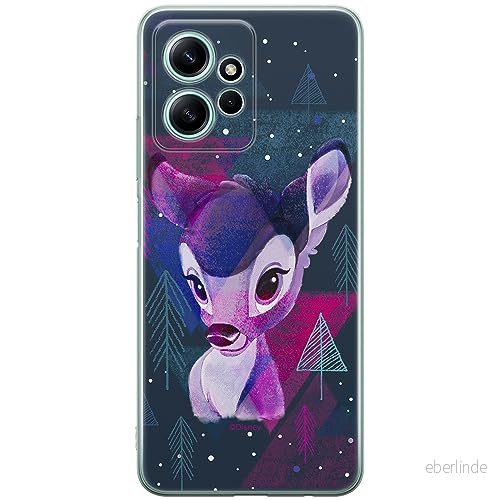 ERT GROUP mobiltelefonfodral för Xiaomi REDMI NOTE 12 4G originalt och officiellt licensierat Disney mönster Bambi 007 optimalt anpassad till formen på mobiltelefonen, fodral tillverkad av TPU plast 5905511950835