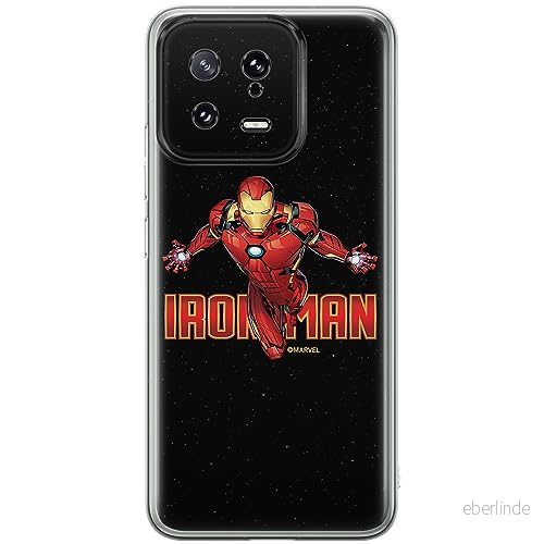 ERT GROUP mobiltelefonfodral för Xiaomi 13 originalt och officiellt licensierat Marvel mönster Iron Man 030 optimalt anpassad till formen på mobiltelefonen, fodral tillverkad av TPU plast 5905511904241