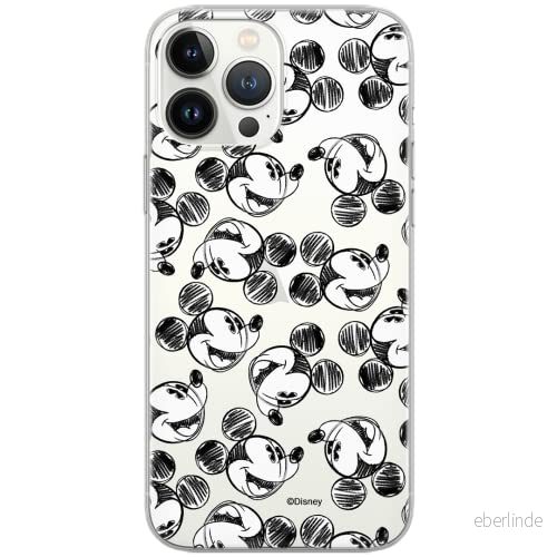 ERT GROUP mobiltelefonfodral för Apple Iphone 6 PLUS originalt och officiellt licensierat Disney mönster Mickey 025 Vit optimalt anpassad till formen på mobiltelefonen, gedeeltelijk transparant 5902980570359