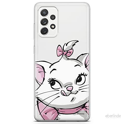 ERT GROUP mobiltelefonfodral för Samsung A72 5G originalt och officiellt licensierat Disney mönster Marie 001 optimalt anpassad till formen på mobiltelefonen, gedeeltelijk transparant 5903040073575