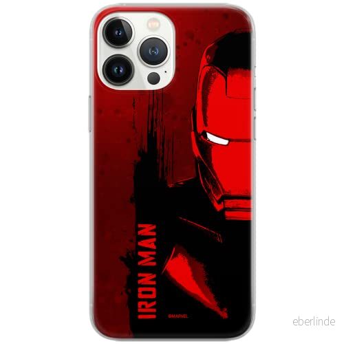 ERT GROUP mobiltelefonfodral för Iphone 13 PRO originalt och officiellt licensierat Marvel mönster Iron Man 004 Vit optimalt anpassad till formen på mobiltelefonen, fodral tillverkad av TPU plast 5903932854688