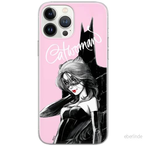 ERT GROUP mobiltelefonfodral för Samsung A51 originalt och officiellt licensierat DC mönster Catwoman 001 Vit optimalt anpassad till formen på mobiltelefonen, fodral tillverkad av TPU plast 5903537531380