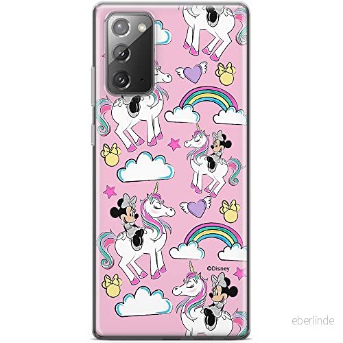 ERT GROUP mobiltelefonfodral för Samsung GALAXY NOTE 20 originalt och officiellt licensierat Disney mönster Minnie 037 optimalt anpassad till formen på mobiltelefonen, fodral tillverkad av TPU plast 5903040450154