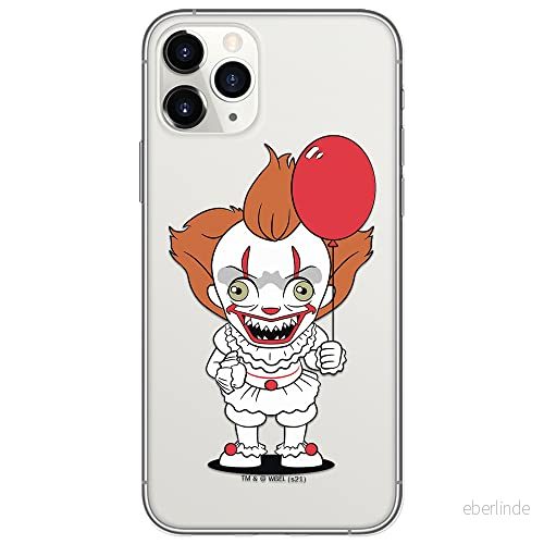 ERT GROUP mobiltelefonfodral för Iphone 11 originalt och officiellt licensierat Horror mönster It 006 optimalt anpassad till formen på mobiltelefonen, gedeeltelijk transparant 5905131956996