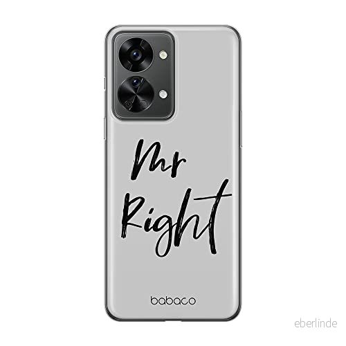 ERT GROUP mobiltelefonfodral för Oneplus NORD 2T 5G originalt och officiellt licensierat Babaco mönster Mr Right 001 optimalt anpassad till formen på mobiltelefonen, fodral tillverkad av TPU plast 5905511270230