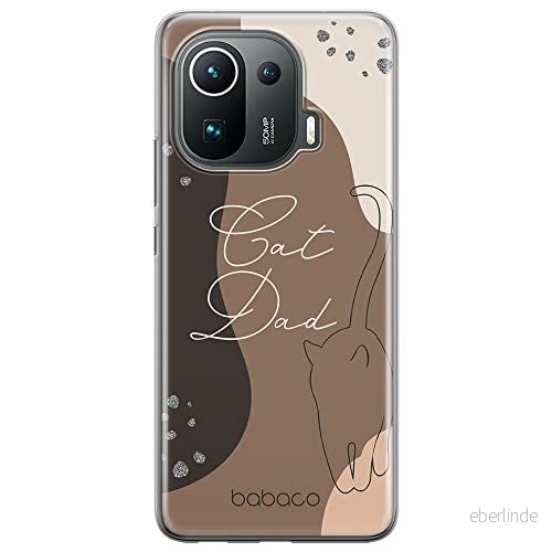ERT GROUP mobiltelefonfodral för Xiaomi MI 11 PRO originalt och officiellt licensierat Babaco mönster Cats 010 optimalt anpassad till formen på mobiltelefonen, fodral tillverkad av TPU plast 5905131093110