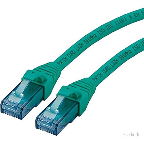ROLINE Patchkabel Kat.6A UTP, komponentnivå, LSOH, grön, 20 m 7611990138692