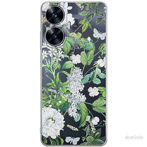 ERT GROUP mobiltelefonfodral för Realme C55 originalt och officiellt licensierat Babaco mönster Flowers 038 optimalt anpassad till formen på mobiltelefonen, gedeeltelijk transparant 5905511869069